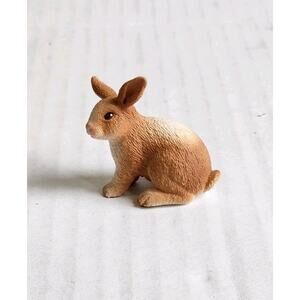 Schleich Farm Life Brown & White Rabbit Figure D 73527 Am Limes 69 Tunisia Small